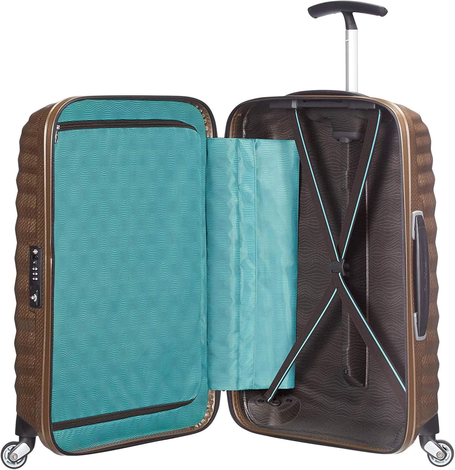 Samsonite Maleta Lite-Shock Cabina 55X40X20 Cms Capacidad 36 Litros Ultra Resistente y Ligera 1.7 Kilos color Sand - Imagen 8