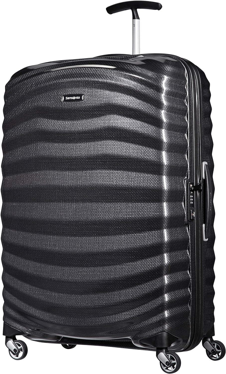 Samsonite Maleta Lite-Shock Mediana 69x47x29 Cms Capacidad 73Litros Ultra Resistente y Ligera 2.3 Kilos color Negro - Imagen 2