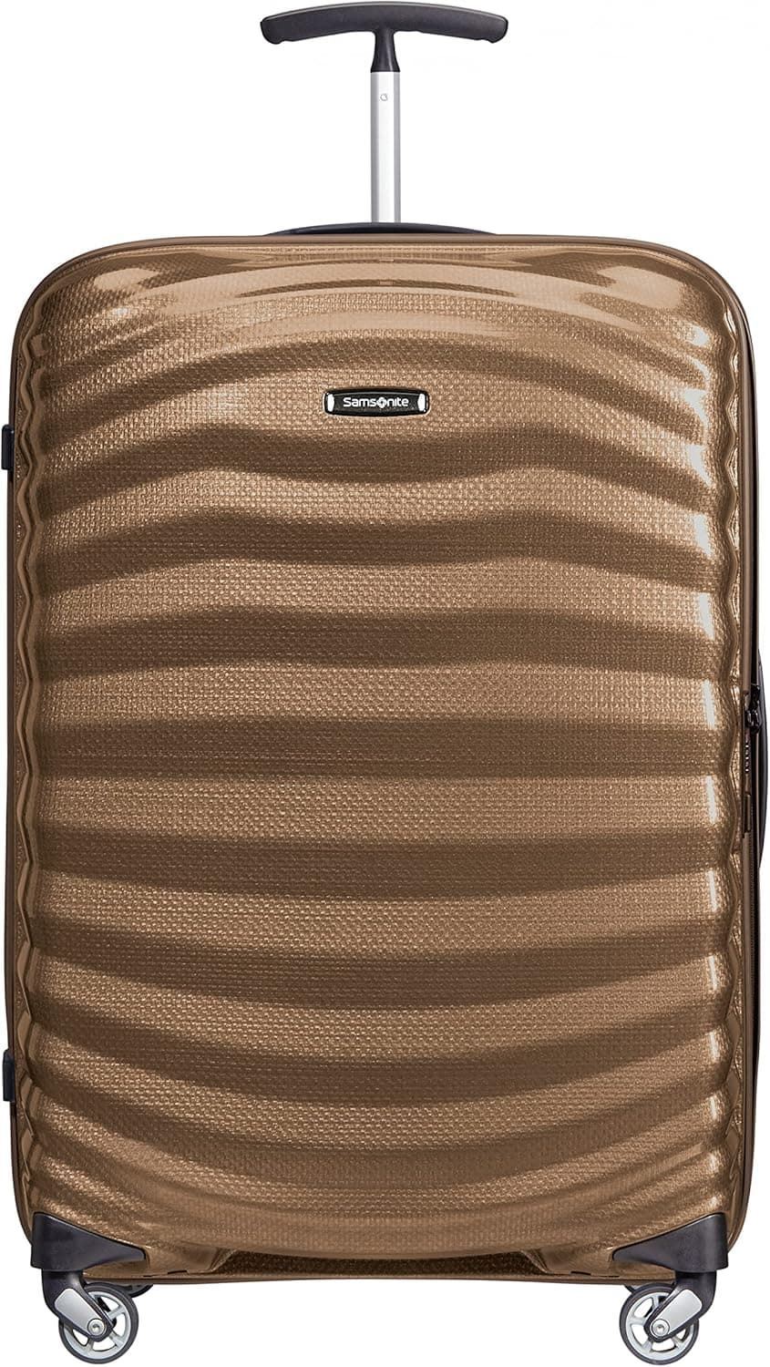 Samsonite Maleta Lite-Shock Mediana 69x47x29 Cms Capacidad 73Litros Ultra Resistente y Ligera 2.3 Kilos color Sand - Imagen 1