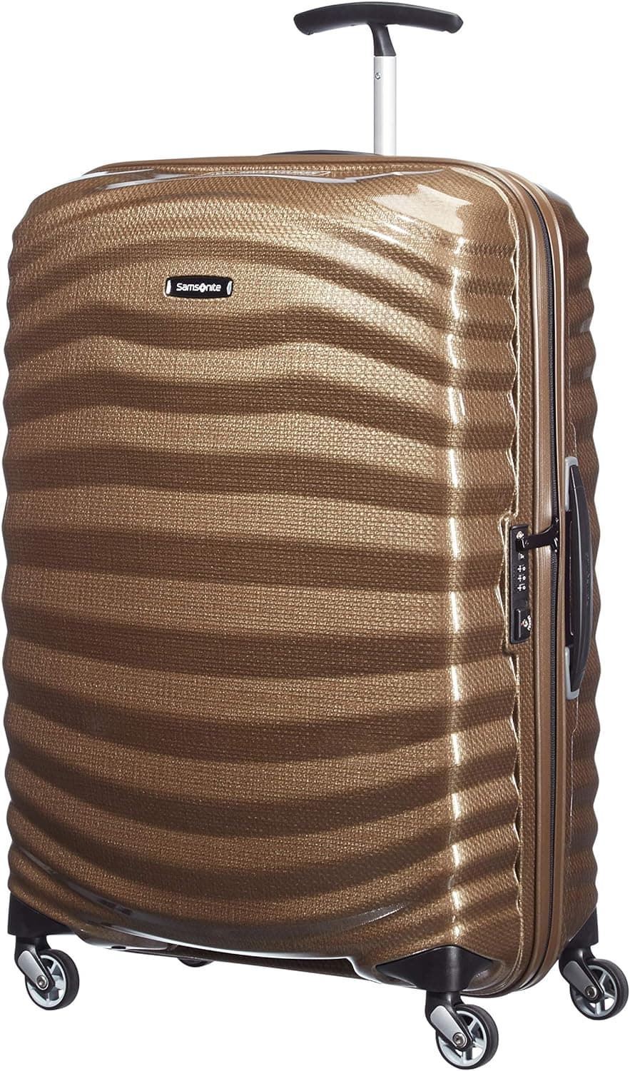 Samsonite Maleta Lite-Shock Mediana 69x47x29 Cms Capacidad 73Litros Ultra Resistente y Ligera 2.3 Kilos color Sand - Imagen 2