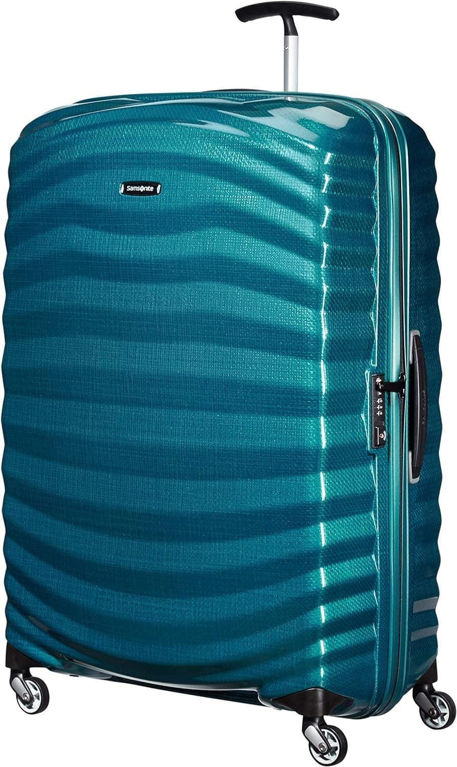 Samsonite Maleta Lite-Shock Tamaño Grande XL 81x55x33 Cms Capacidad 124 Litros Ultra Resistente y Ligera 2.8 Kilos color Azul (Petrol Blue) - Imagen 2