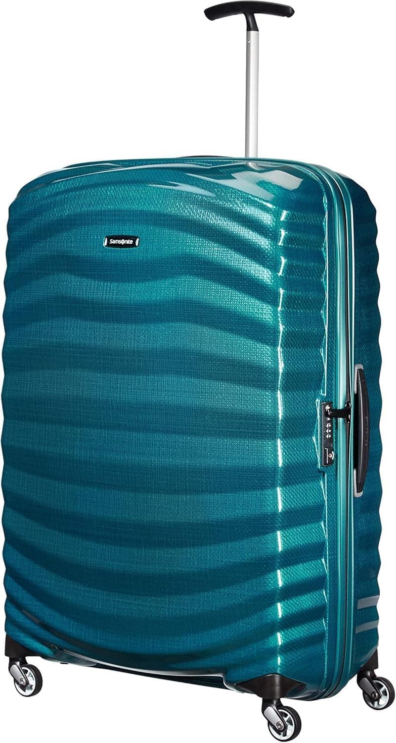 Samsonite Maleta Lite-Shock Tamaño Grande XL 81x55x33 Cms Capacidad 124 Litros Ultra Resistente y Ligera 2.8 Kilos color Azul (Petrol Blue) - Imagen 3