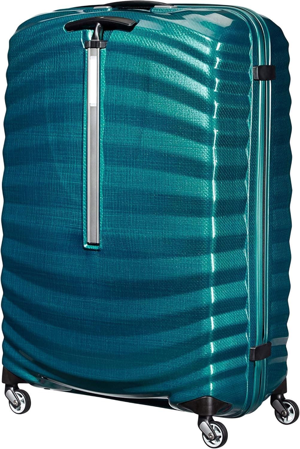 Samsonite Maleta Lite-Shock Tamaño Grande XL 81x55x33 Cms Capacidad 124 Litros Ultra Resistente y Ligera 2.8 Kilos color Azul (Petrol Blue) - Imagen 4