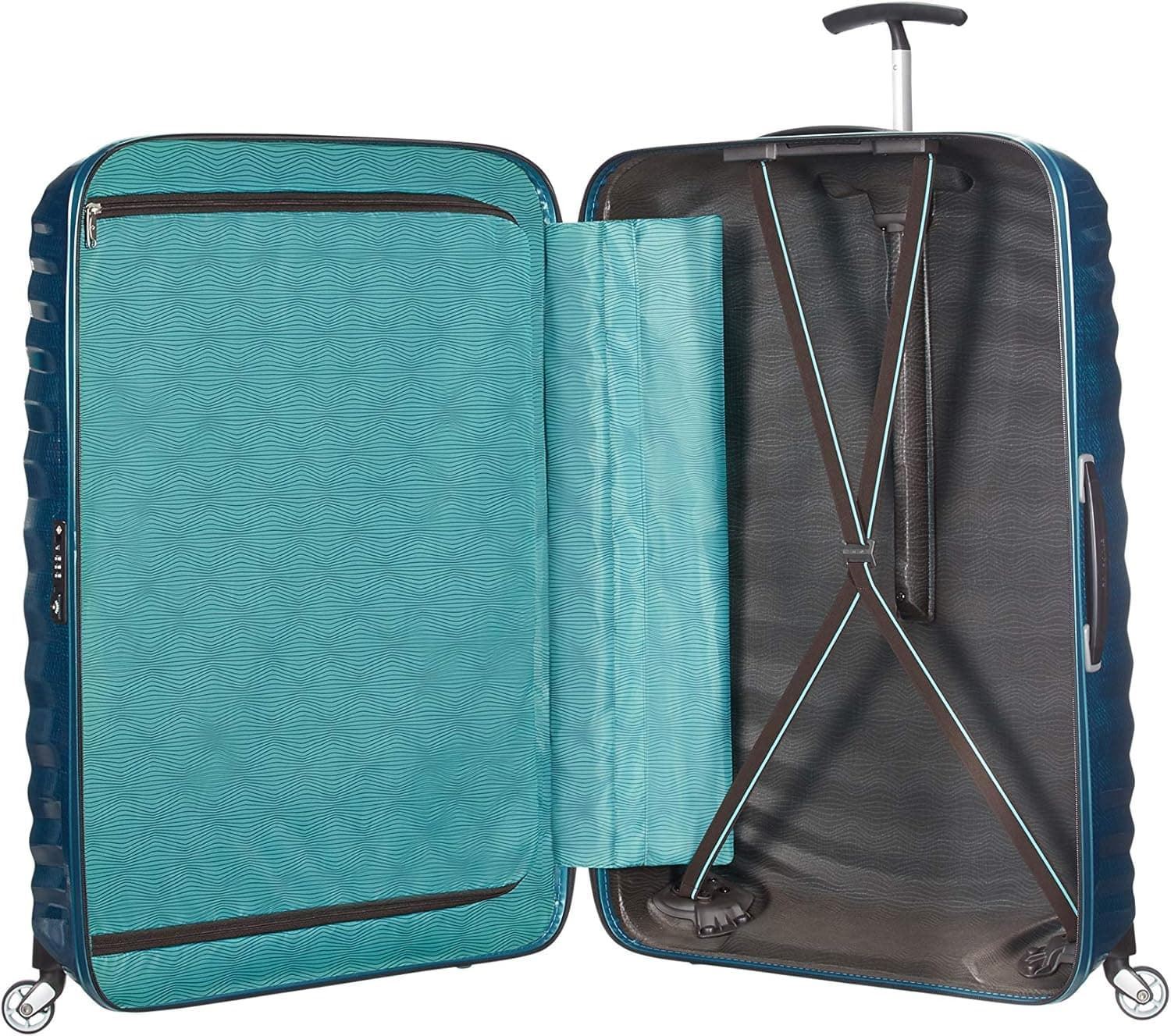 Samsonite Maleta Lite-Shock Tamaño Grande XL 81x55x33 Cms Capacidad 124 Litros Ultra Resistente y Ligera 2.8 Kilos color Azul (Petrol Blue) - Imagen 7