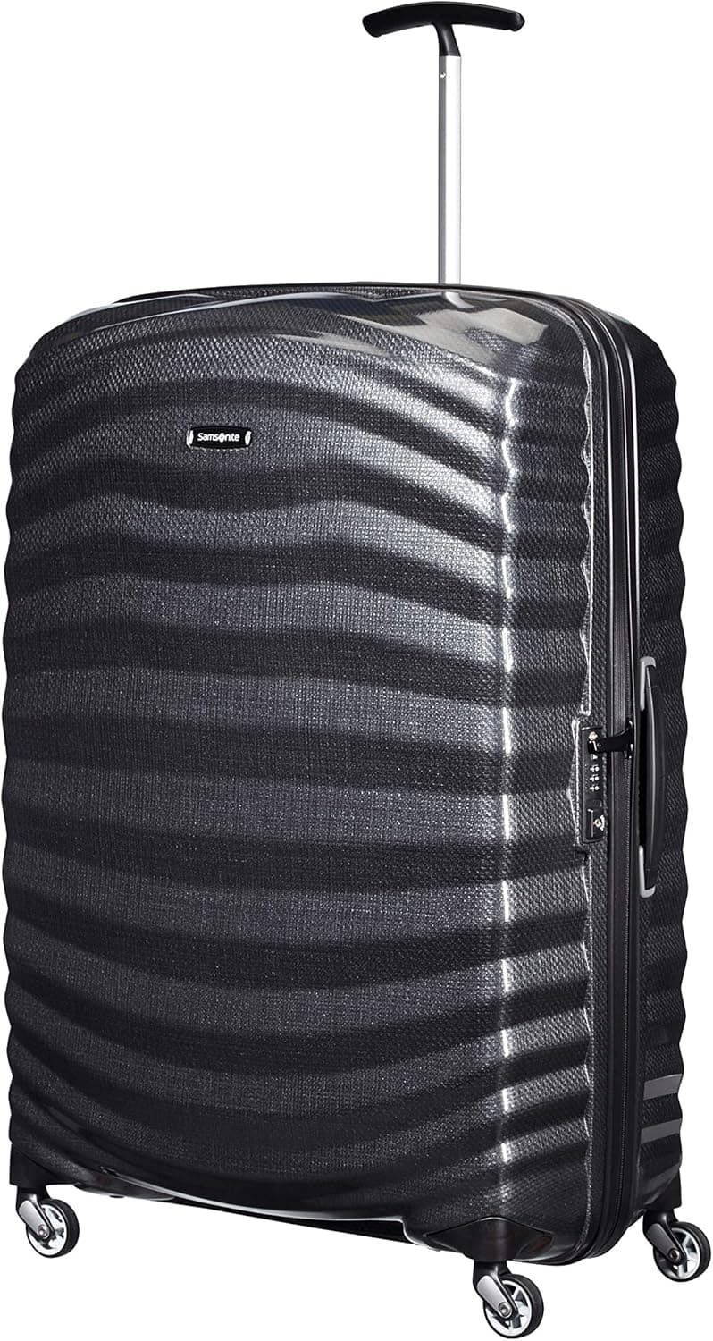 Samsonite Maleta Lite-Shock Tamaño Grande XL 81x55x33 Cms Capacidad 124 Litros Ultra Resistente y Ligera 2.8 Kilos color Negro - Imagen 3