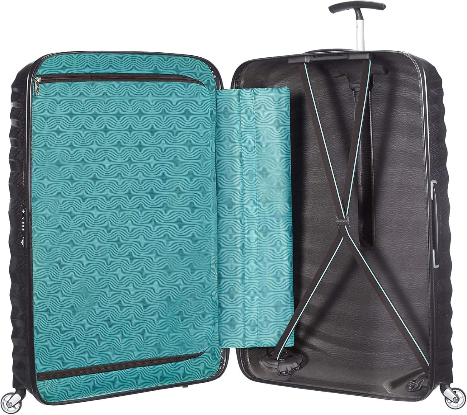 Samsonite Maleta Lite-Shock Tamaño Grande XL 81x55x33 Cms Capacidad 124 Litros Ultra Resistente y Ligera 2.8 Kilos color Negro - Imagen 7