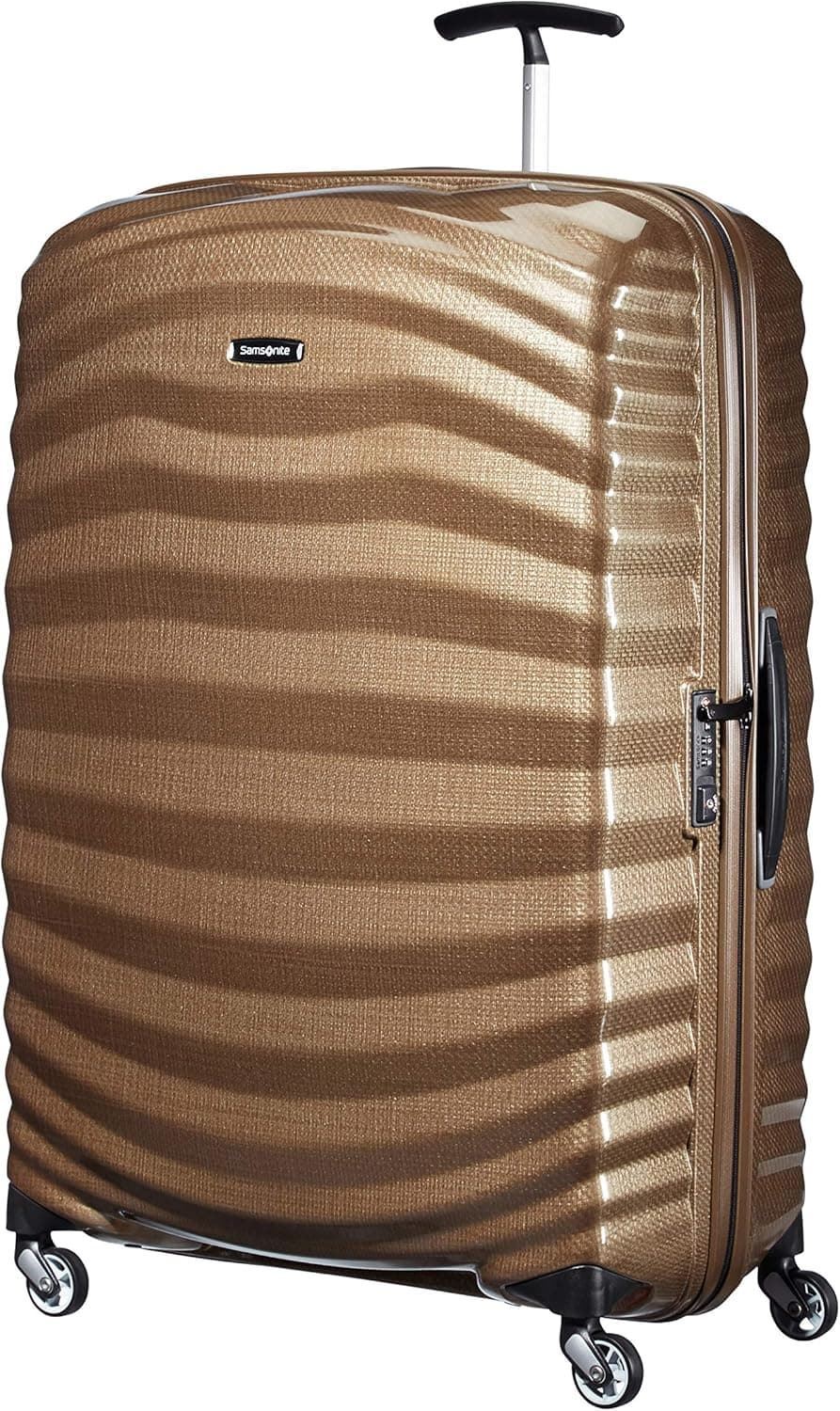 Samsonite Maleta Lite-Shock Tamaño Grande XL 81x55x33 Cms Capacidad 124 Litros Ultra Resistente y Ligera 2.8 Kilos color Sand - Imagen 2