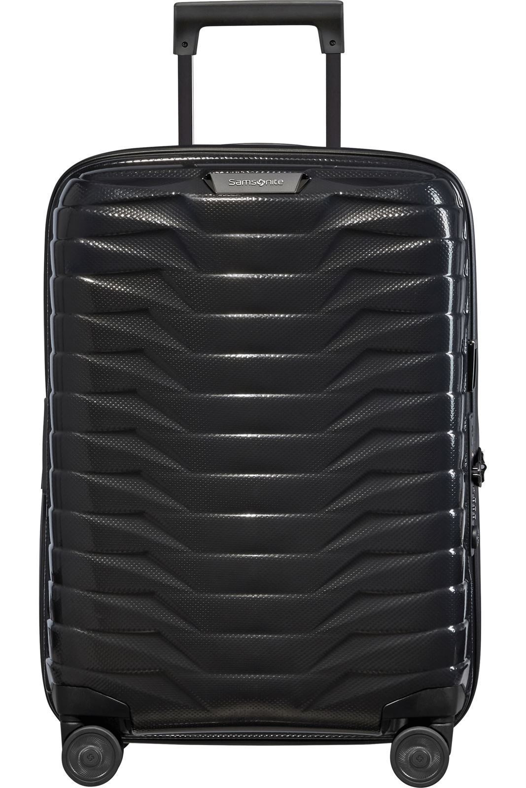 Samsonite Maleta Proxis Cabina Expandible 55X40X20/23 Cms Capacidad 38/44 Litros Ultra Resistente y Ligera 2.3 Kilos USB color Negro - Imagen 1