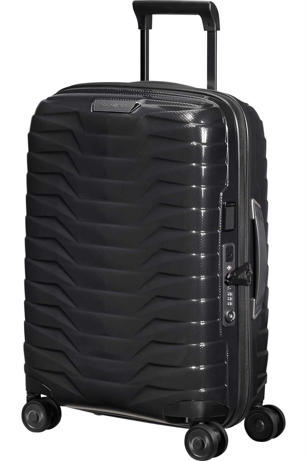 Samsonite Maleta Proxis Cabina Expandible 55X40X20/23 Cms Capacidad 38/44 Litros Ultra Resistente y Ligera 2.3 Kilos USB color Negro - Imagen 2