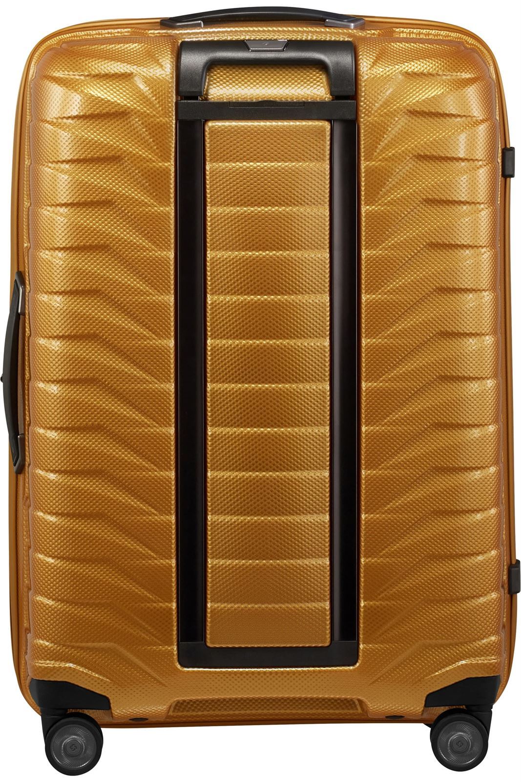 Samsonite Maleta Proxis Tamaño Mediano 69 Cms Capacidad 75 Litros Ultra Resistente y Ligera 2.8 Kilos color Honey Gold - Imagen 4