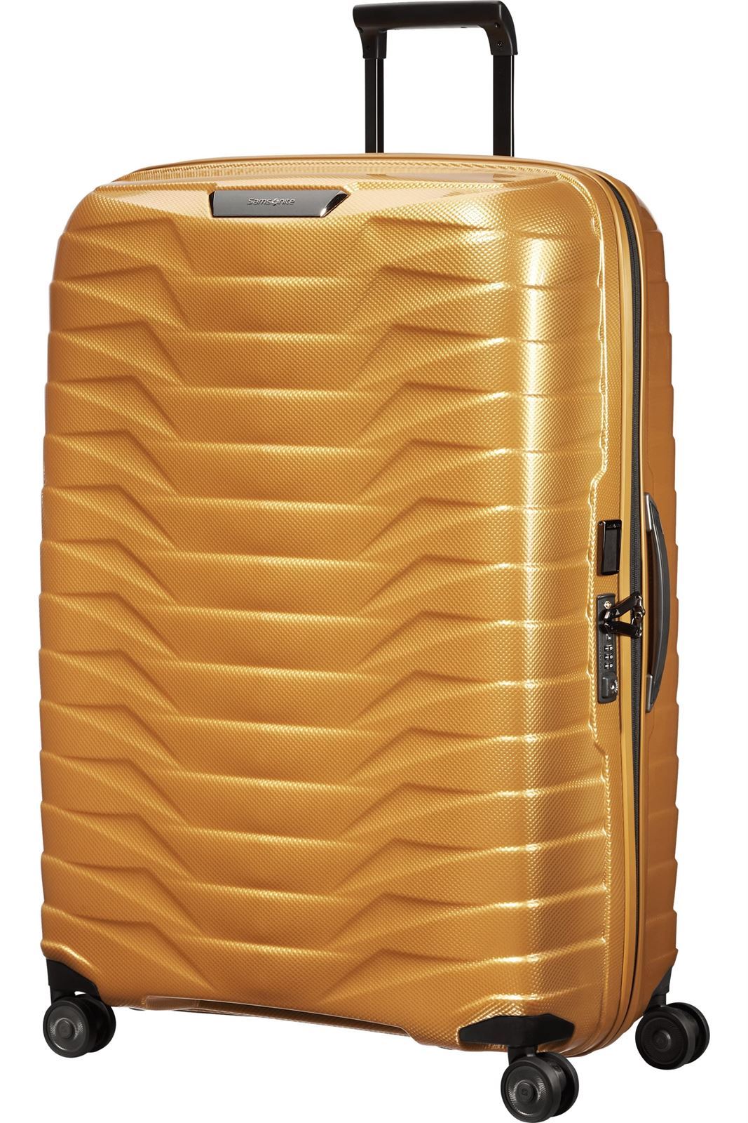 Samsonite Maleta Proxis Tamaño XL 81 Cms Capacidad 125 Litros Ultra Resistente y Ligera 3.6 Kilos color Honey Gold - Imagen 2